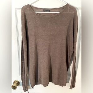 Vince 100% linen oversized sweater